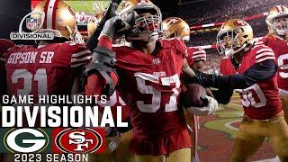 Green Bay Packers vs. San Francisco 49ers Game Highlights  NFL 2023 Divisional Round