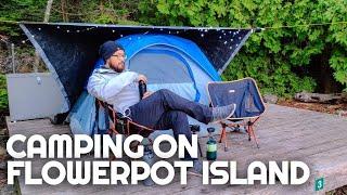 Camping on Flowerpot Island  Everything You Need To Know  Backcountry Camping in Ontario Canada