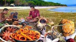 Yummy Seafood fresh langsung dari laut Pulau indah tak pernah kekurangan Makanan