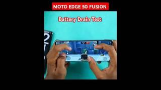 moto edge 50 fusion battery drain test 100% to 0% #motoedge50fusion