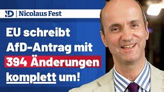 394 Änderungen später war vom Original nichts mehr übrig – Dr. Nicolaus Fest AfD