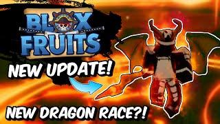 NEW Dragon Race Being Added in The NEW Blox Fruits Update? DRAGON REWORK & MORE