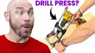 Ultimate Drill Upgrade Turn Any Drill Into a Drill Press