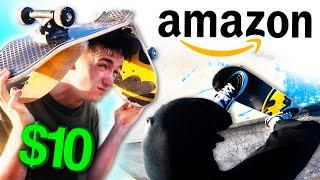 SKATING AMAZONS CHEAPEST SKATEBOARD...