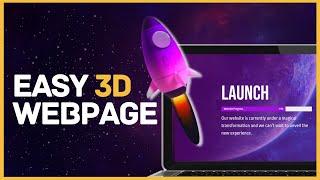 Create a 3D Website With WordPress & Elementor  No Code 3D Webpage