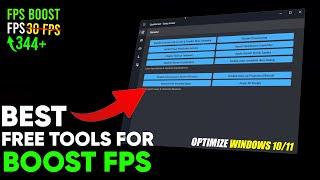 How To OPTIMIZE Windows 1011 for Gaming  - Best Free Tools To Boost Your FPS - Max FPS Settings