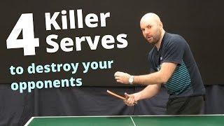 4 killer serves to destroy your opponents with Craig Bryant