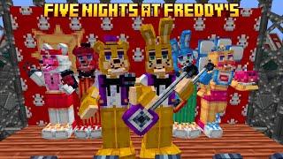 This FREDBEARS FNAF MINECRAFT ADDON IS AWESOME Fnaf Custom Pizzeria Mod Showcase