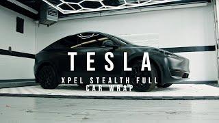 Wrapping a 2022 Tesla Model Y in Xpel Stealth PPF