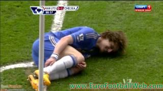 David Luiz LAUGHS IT UP after FAKING INJURY