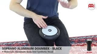 MEINL Percussion - MEINL Percussion - Soprano Aluminum Doumbek Black - HE-2000