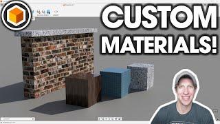 How to Create CUSTOM MATERIALS in Fusion 360