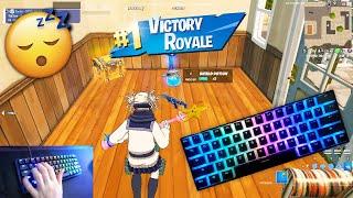 1 HOUR Relaxing & SleepyKeyboard ASMR Sounds Smooth Fortnite Gameplay