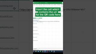 QR Codes in Excel  #excel
