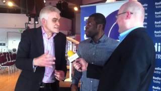 Jon Bentley and Ortis Deley at Radio Festival 2011