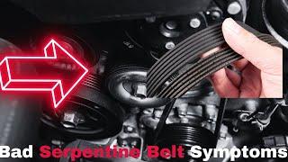 Bad Serpentine Belt Symptoms 6 Drive Belt Failure Signs