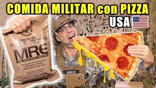 Probando COMIDA MILITAR con PIZZA PEPPERONI de ESTADOS UNIDOS  MRE Menu 23  Curiosidades con Mike