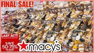 MACYS NEW SHOES 50-75% OFF FINAL SALE MACYS DESIGNER SHOES SALE  MACYS SHOPPING SHOP WITH ME