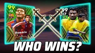 NEW ROMARIO VS OLD ROMARIO - TRAINING + SKILL GUIDE + COMPARISON  eFootball 2024 Level Up Build