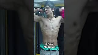 Zyzz NATURAL VS. NOT NATURAL #shorts