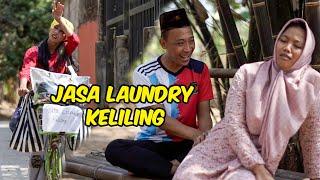 JASA LAUNDRY KELILING  POLISI MOTRET  PAK BHABIN #pakbhabinterbaru