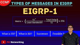 EIGRP Metric Calculation  EIGRP Protocol How To Calculate FD and RD in EIGRP Protocol #ccnp_routes