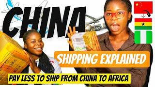 Pay less to ship from China  to Nigeria How to get Shipping Agents from China  to Africa  #ship