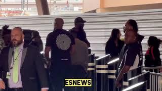 Ksi and Bernard Hopkins arrive at the fights will Ksi run into ryan garcia