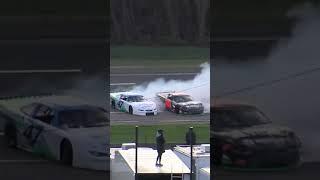 Leaders crash in the Icebreaker at Berlin Raceway