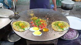 Australian Omelette Fry  Street food Videos  Egg Recipes  Surat City food  Indian Food