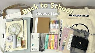 AFFORDABLE SHOPEE BACK TO SCHOOL HAUL 2022   Philippines  Ysabelle Rumbaoa