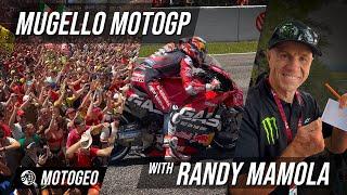 MotoGP Mugello Italy with Randy Mamola  @motogeo Adventures