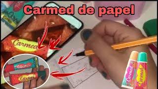 Fazendo meu próprio Carmed de papel-será que deu certo? Vlog da Milli