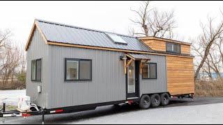 Beautiful Tiny House that Combines the Traditional Look of a Farmhouse with Modern Elements #shorts