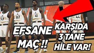 NBA 2K19DA HİLECİLERE KARŞI NEFES KESEN RÖVANŞ MAÇI KARŞIDA 3 HİLE VAR Türkçe NBA 2K19 Rec Center