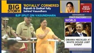 BJP Divided Over Sacking Rajasthan Chief Minister Vasundhara Raje