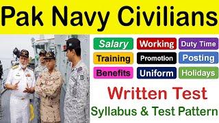 PAK NAVY Civilians Salary Work Duty Training Pak Navy Civilians Written Test pak navy jobs 2022.