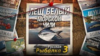 Мутант Лещ Морской Белый. Побережье Чили. Русская Рыбалка 3.