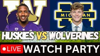 Michigan vs. Washington Live Streaming Scoreboard Play-By-Play