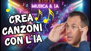 Come creare CANZONI e MUSICA gratis grazie allIntelligenza Artificiale. Tutorial Suno Ai