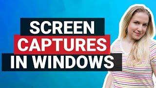 How Do I Take a Screen Shot in Windows?  Also called a snippet - Full or Partial Screen Shot