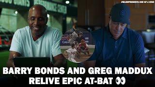 Must-see back-and-forth with Barry Bonds and Greg Maddux