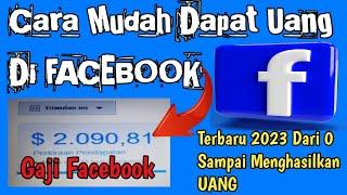 The easy way to get money from the newest Facebook 2023-Earn money from Facebook via cellphone