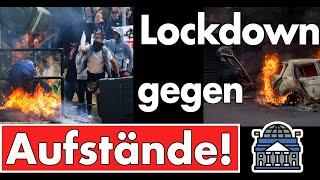 Lockdown gegen Aufstände England am Rande des Bürgerkrieg Jeder hat es kommen sehen