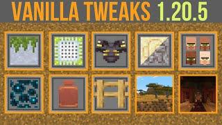 Minecraft 1.20.5 Vanilla Tweaks  Golden Savanna Variated Villagers & More