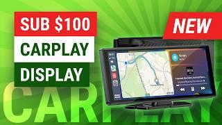 SUB $100 CarPlay Display FOR ANY CAR - LAMTTO 9.26 Portable Car Stereo Display Review