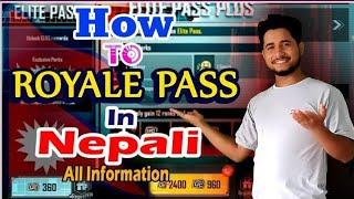 How To Buy Royale Pass PUBG Mobile in Nepali All information royale pass With Nepali Gamer 2023