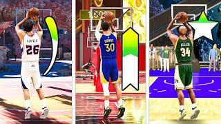 USING EVERY JUMPSHOT METER with 99 3PT RATING NBA 2K24