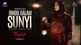Fadhilah Intan - Rindu Dalam Sunyi Official Lyric Video