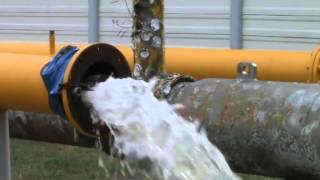 Pipeline Cleaning With Foam Pig